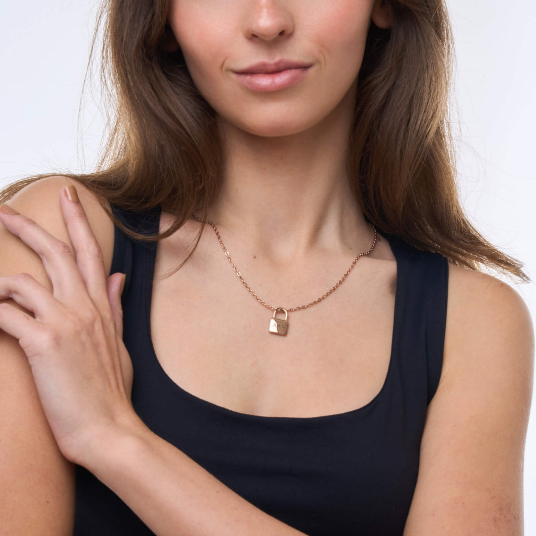 Personalised Lock Necklace